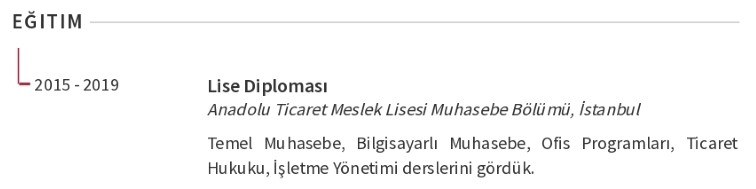 A101 CV Eğitim