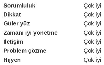 Halkla İlişkiler CV’si Beceriler